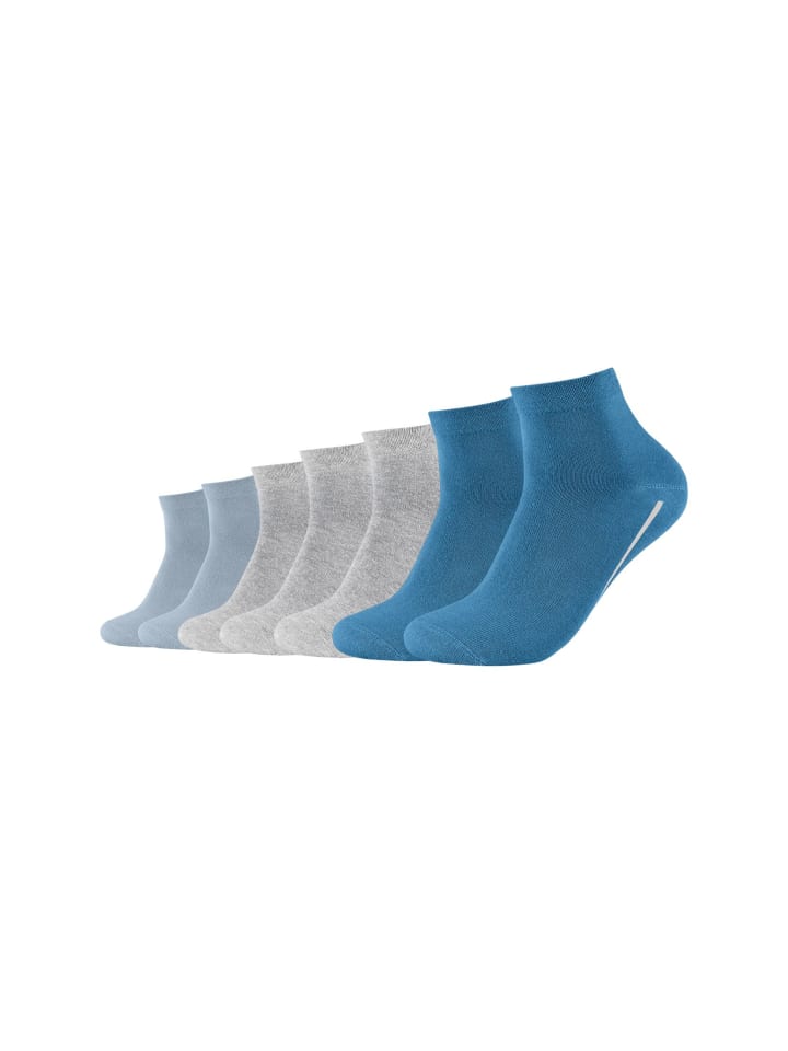 camano Kurzsocken 7er Pack ca-soft in sea of belize günstig kaufen