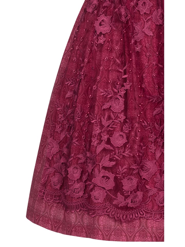 Nübler Midi Dirndl Gundi in Beere günstig kaufen