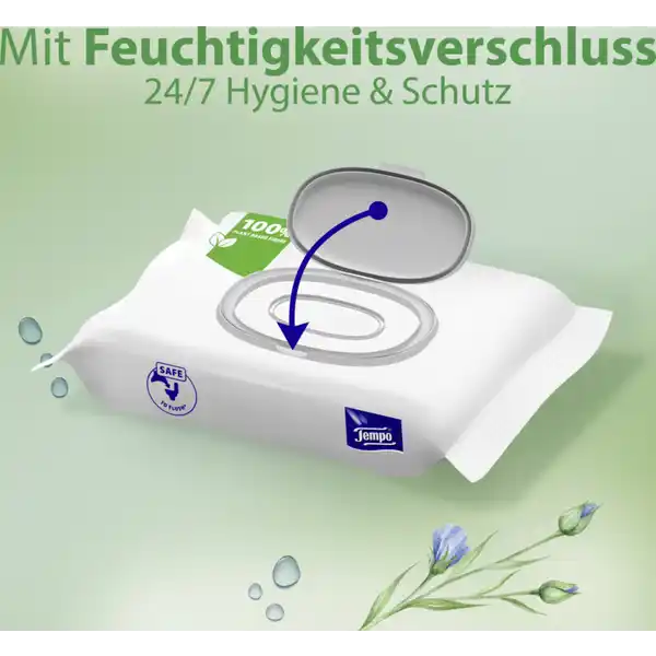 Feuchte Toilettentücher Sanft & Sensitiv Aloe Vera