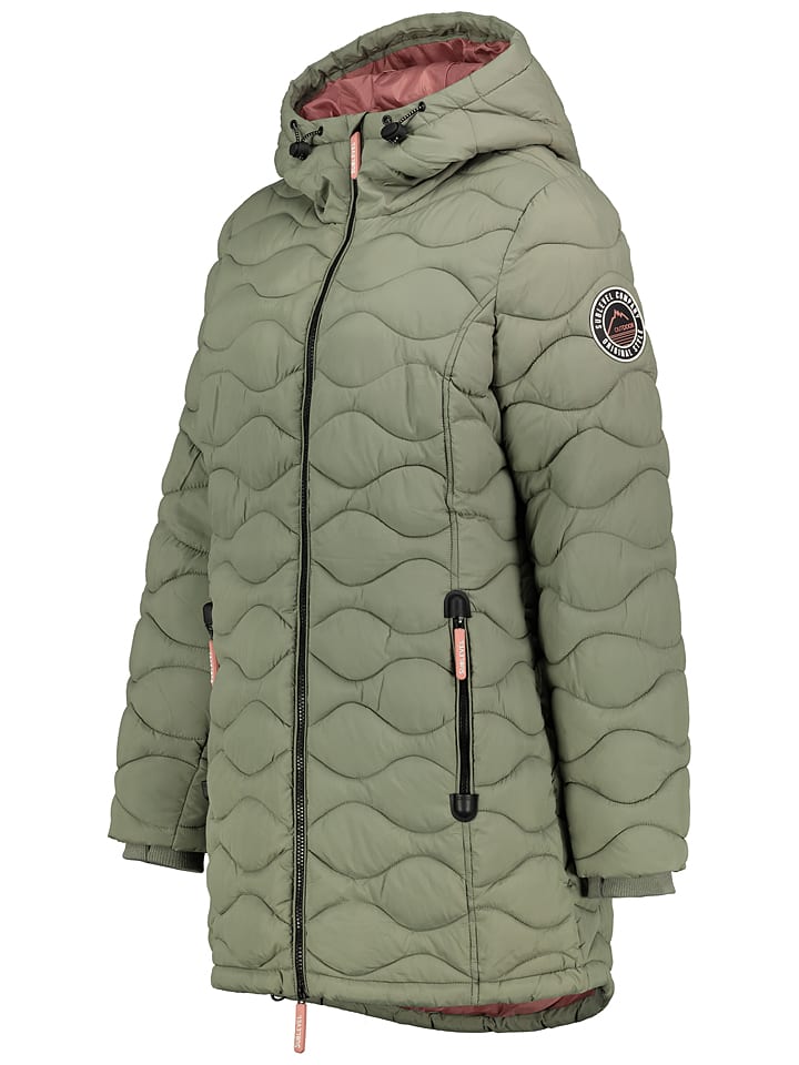 Sublevel Steppmantel in Khaki günstig kaufen