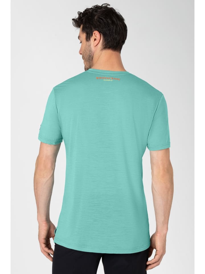 super.natural Merino T-Shirt M BIKEPACKING TEE in grün günstig kaufen