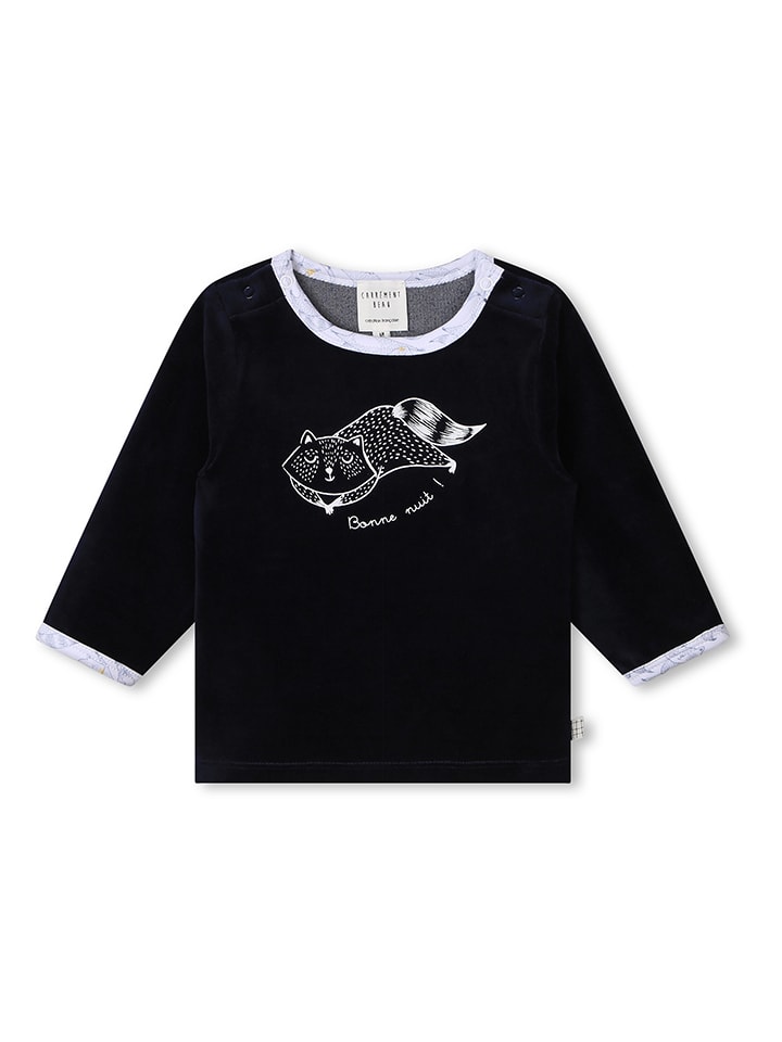 Carrément beau Pyjama in Schwarz/Weiß günstig kaufen