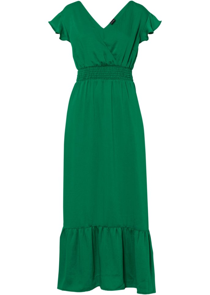 Satin-Maxikleid