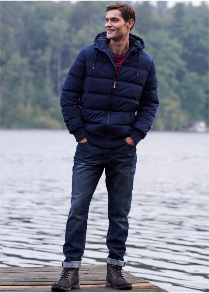 Steppjacke in Blousonform