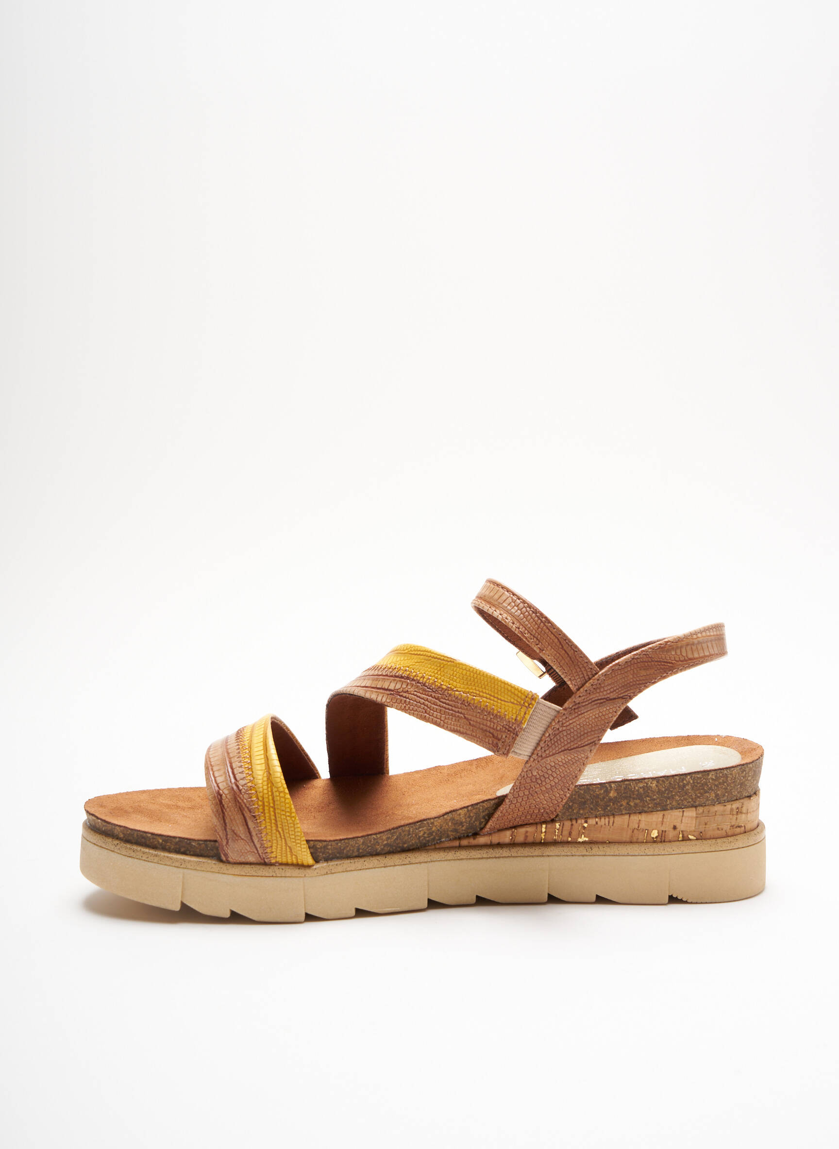 Marco Tozzi Sandales Nu Pieds Femme couleur jaune