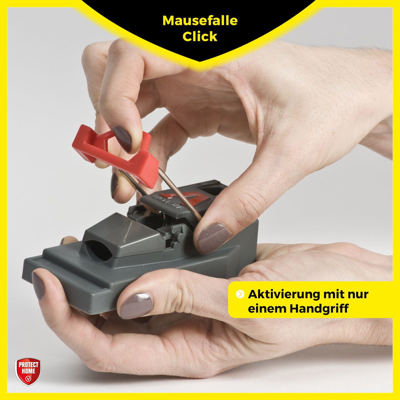 Protect Home Schlagfalle Mausefallen Click - 3 Stück