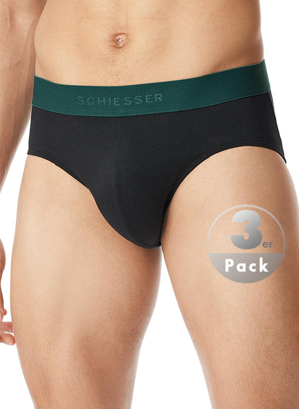 Schiesser, Slips, Bio Baumwoll-Stretch, dunkelblau