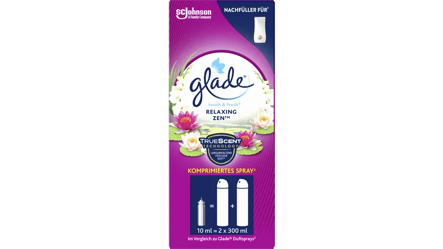 Glade Touch & Fresh Minispray Nachfüller Relaxing Zen 10 ml