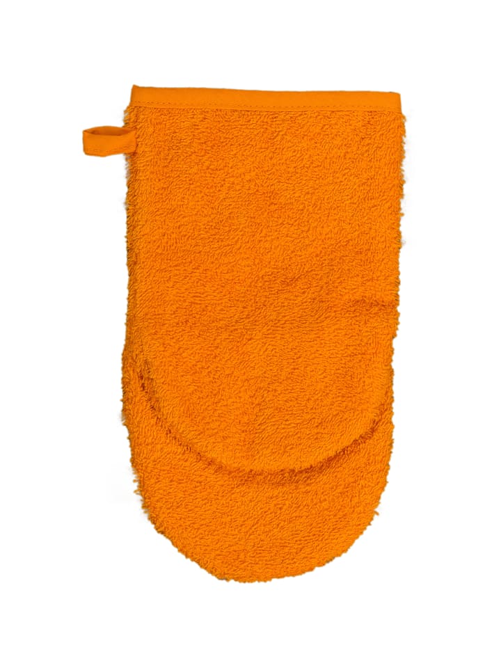 Smithy Smithy Waschhandschuhe Füchse los orange in orange günstig kaufen 16 x 21 cm