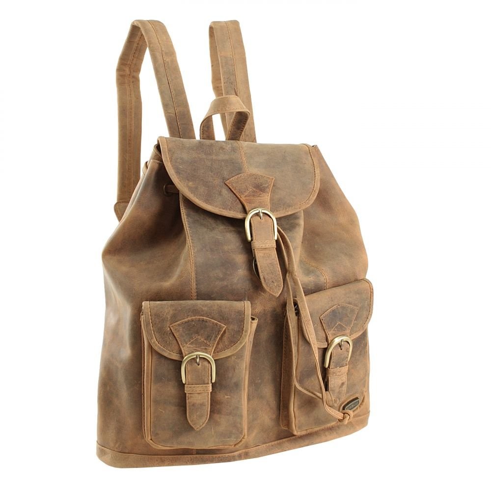 HAROLDS Handtaschen grün RUCKSACK LEDER