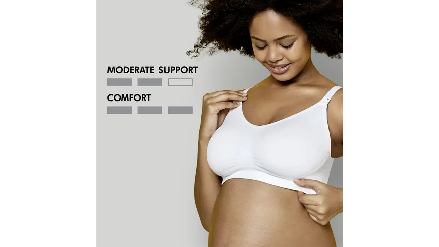 Medela Keep Cool™ Ultra Komfort Schwangerschafts- und Still-BH, weiß, Gr. XL weiß