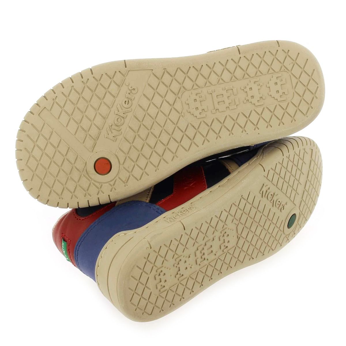 Kickers  WINCKY CDT H22 - Bleu Rouge