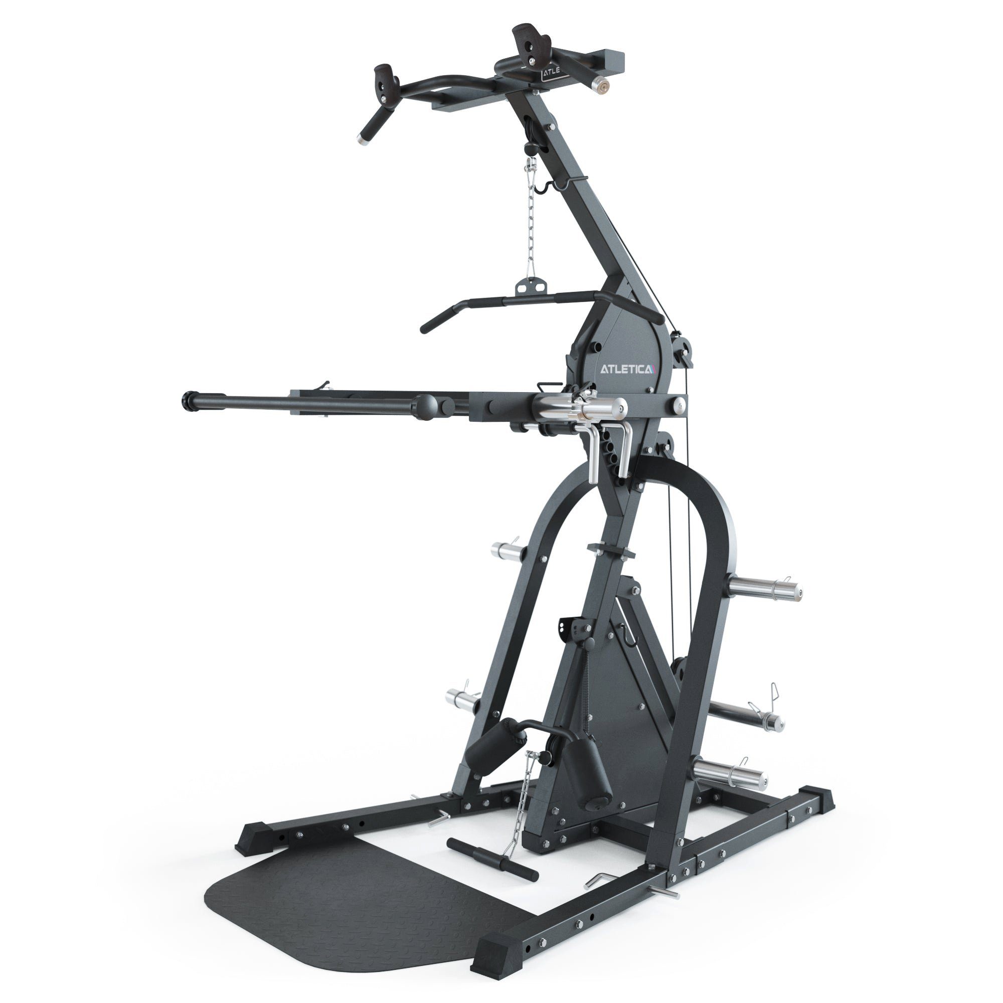 ATLETICA Kraftstation Triton Multigym Triplex Station als Set mit X-Bench Hantelbank