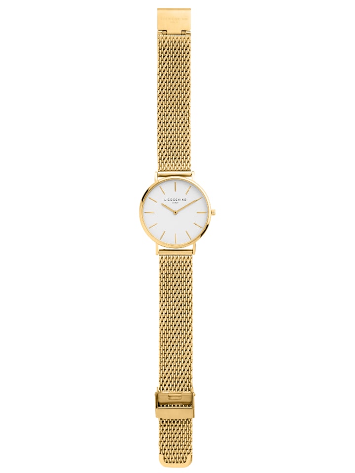 Liebeskind Quarzuhr in Gold/ Weiß günstig kaufen onesize
