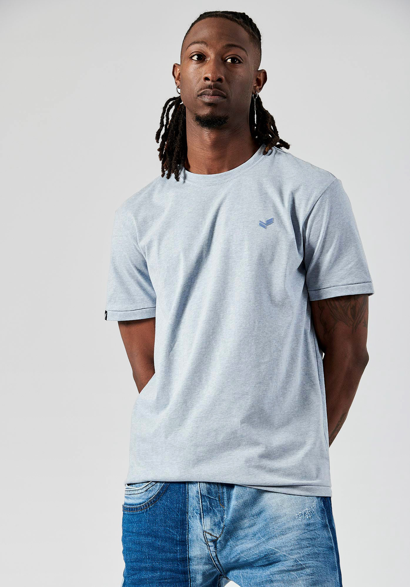 PACCO  T-shirt bleu homme