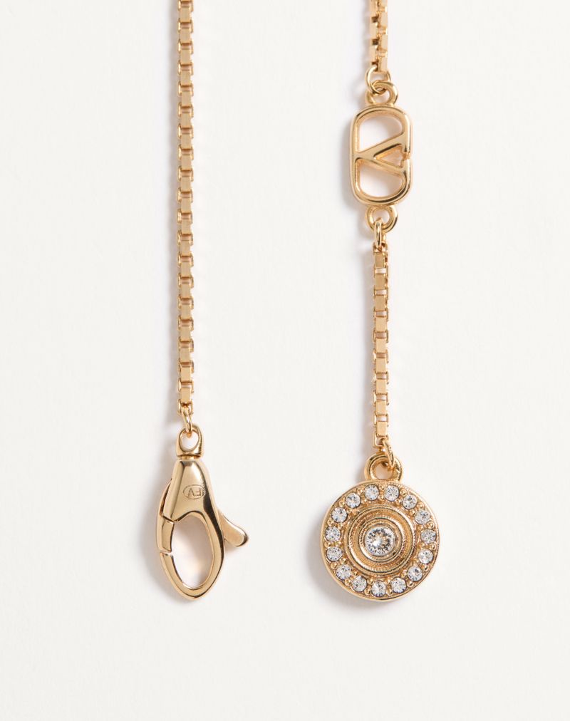 Pulseira exclusiva VLogo em metal e cristais Swarovski®