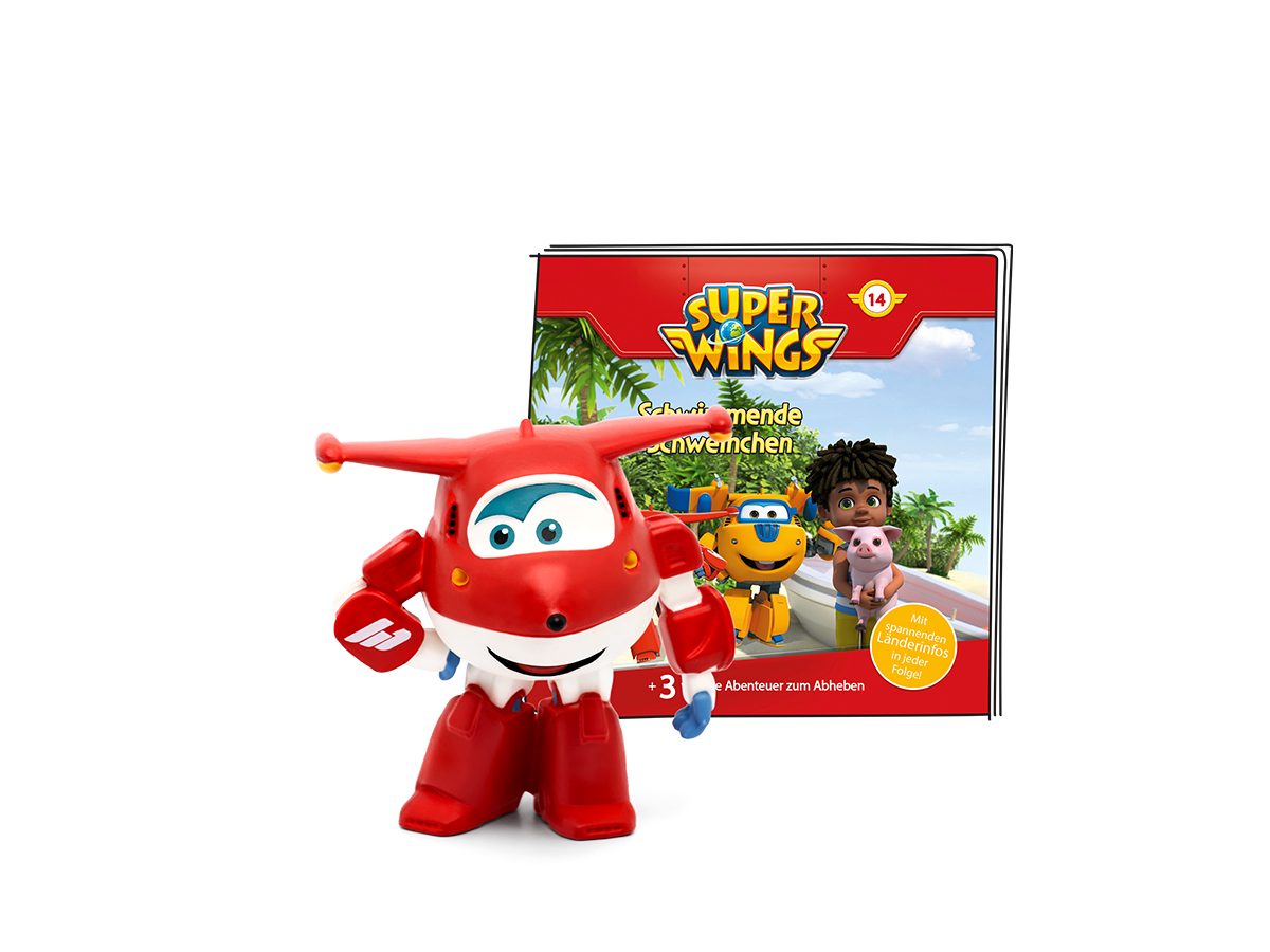 tonies Hörspielfigur Super Wings - Schwimmende Schweinchen, Ab 4 Jahren