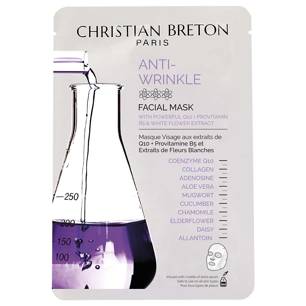 christian breton MASQUE VISAGE ANTI-RIDES 3 Masques Anti-rides