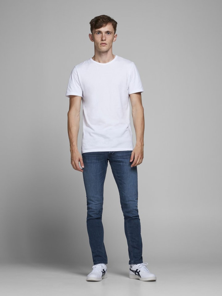 Jack & Jones Jeans GLENN Skinny Tapered JJI GLENN ORIGINAL AM in Dunkelblau günstig kaufen