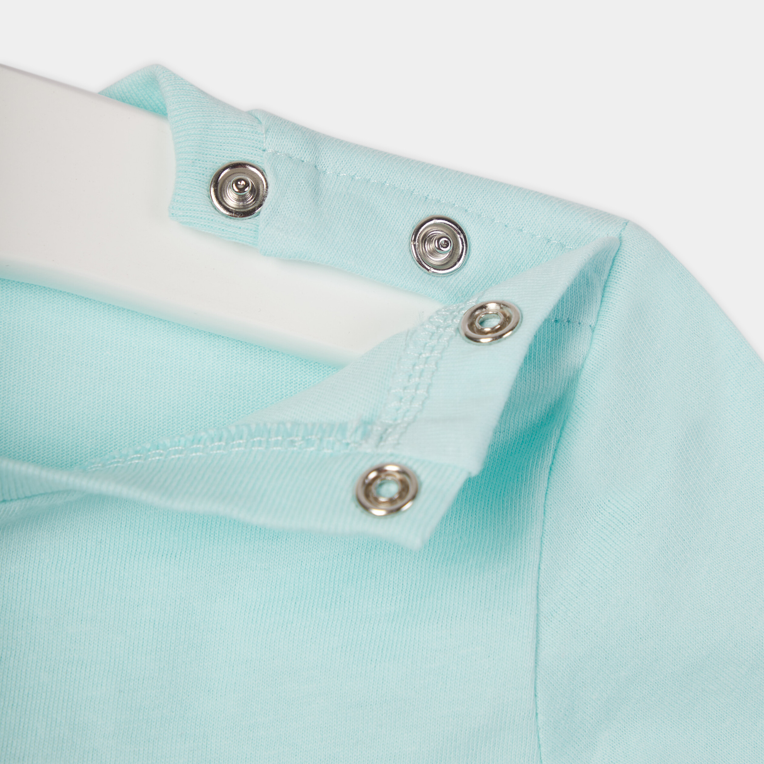 T-shirt à manches courtes vert turquoise bébé garçon | La Halle
