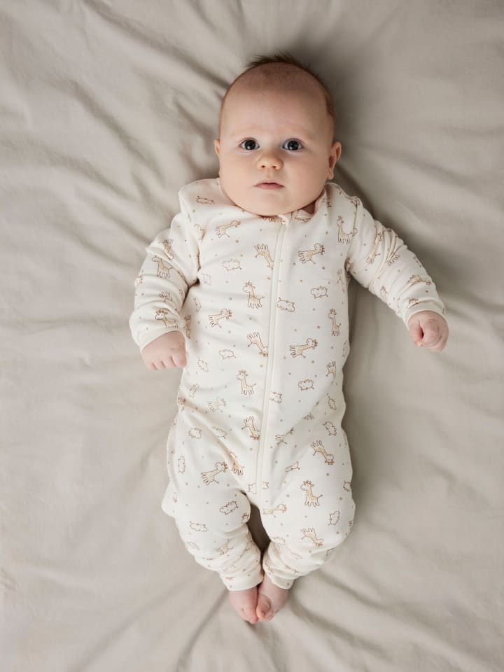name it Schlafstrampler 2er Pack NBNNIGHTSUIT ZIP GIRAFFE in jet stream günstig kaufen