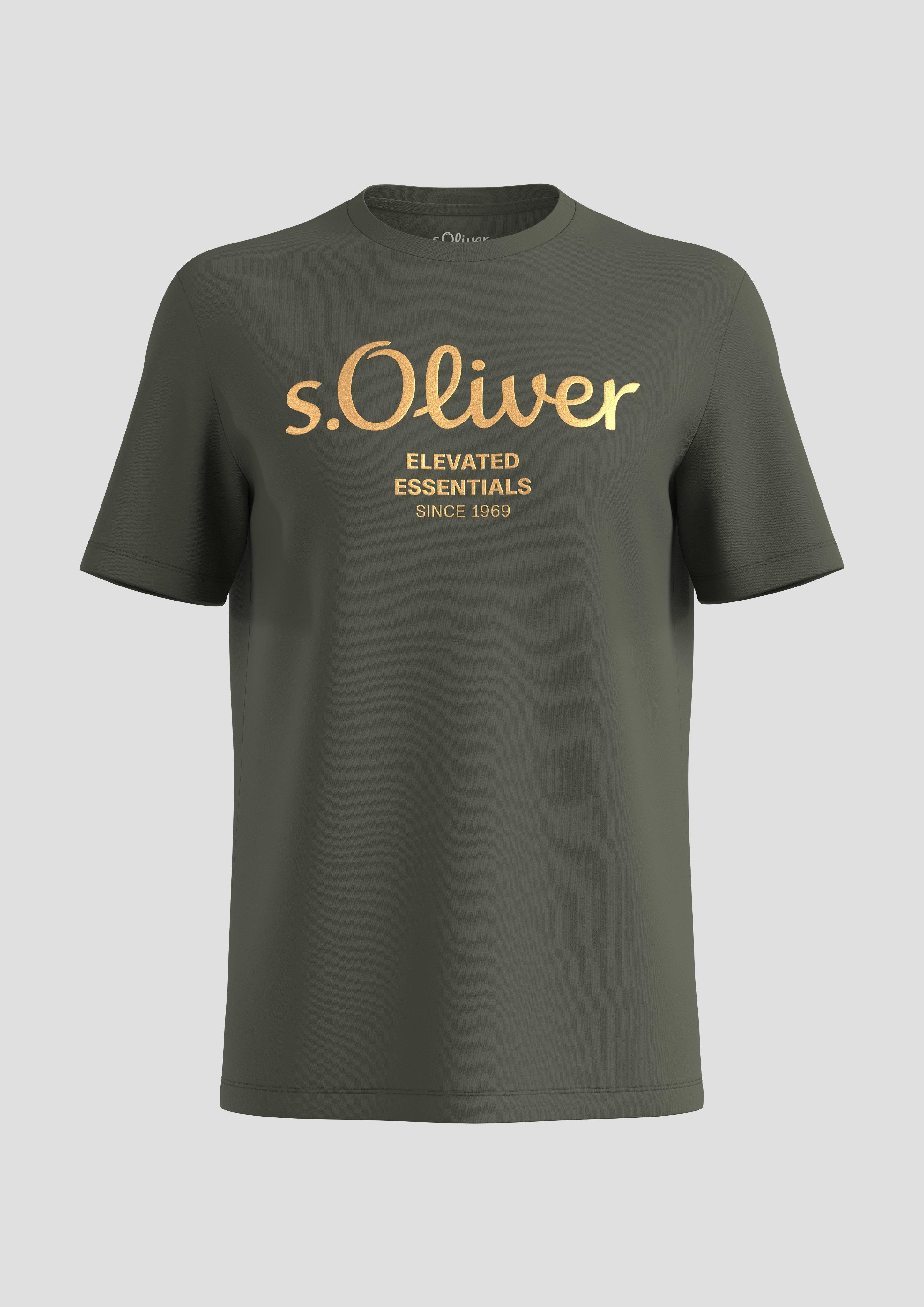 T-Shirt mit Frontprint  2141458-79D2