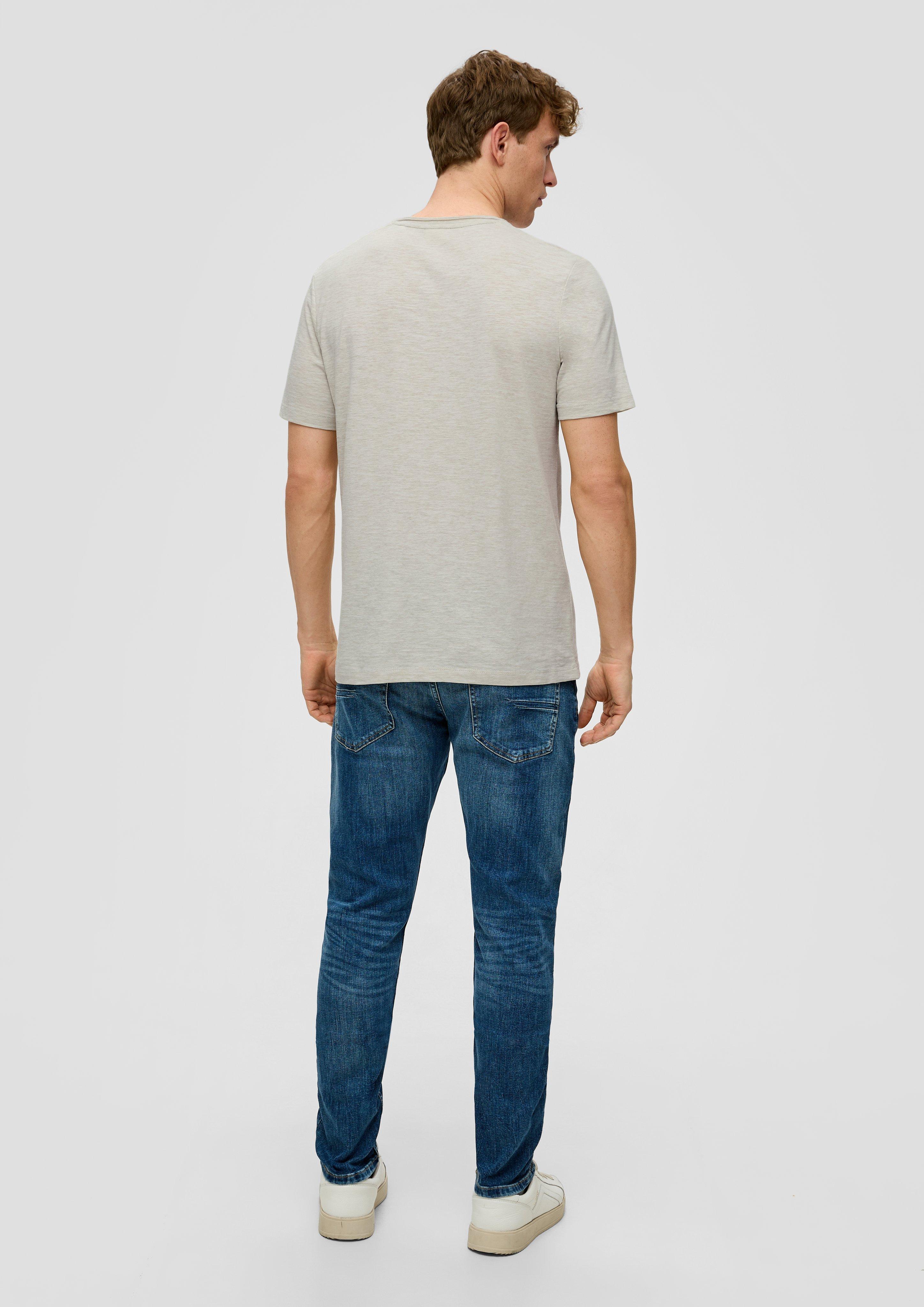 T-Shirt mit Flammgarnstruktur  2141468-01W1