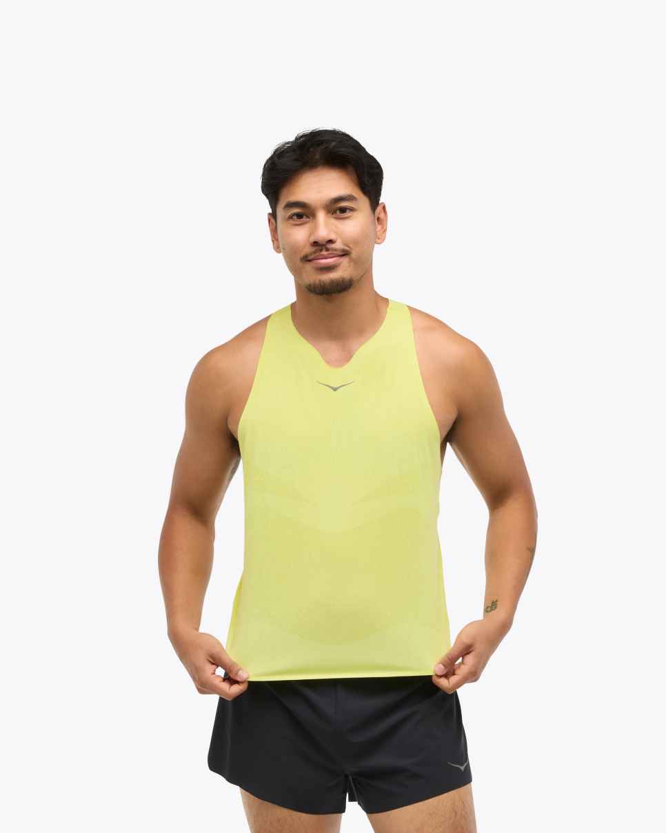 Race Day Singlet Hoka Citrus