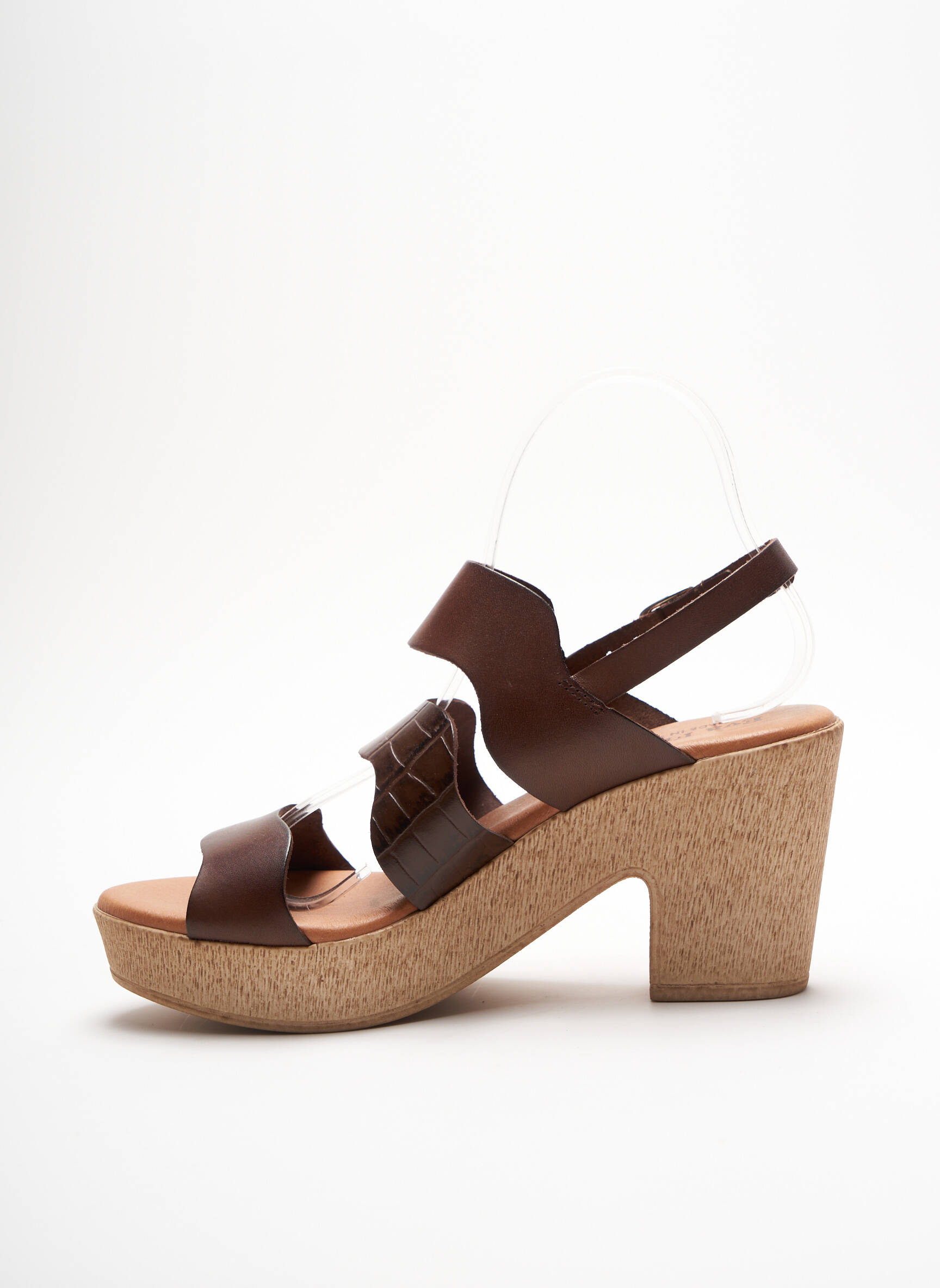 Eva Frutos Sandales Nu Pieds Femme couleur marron