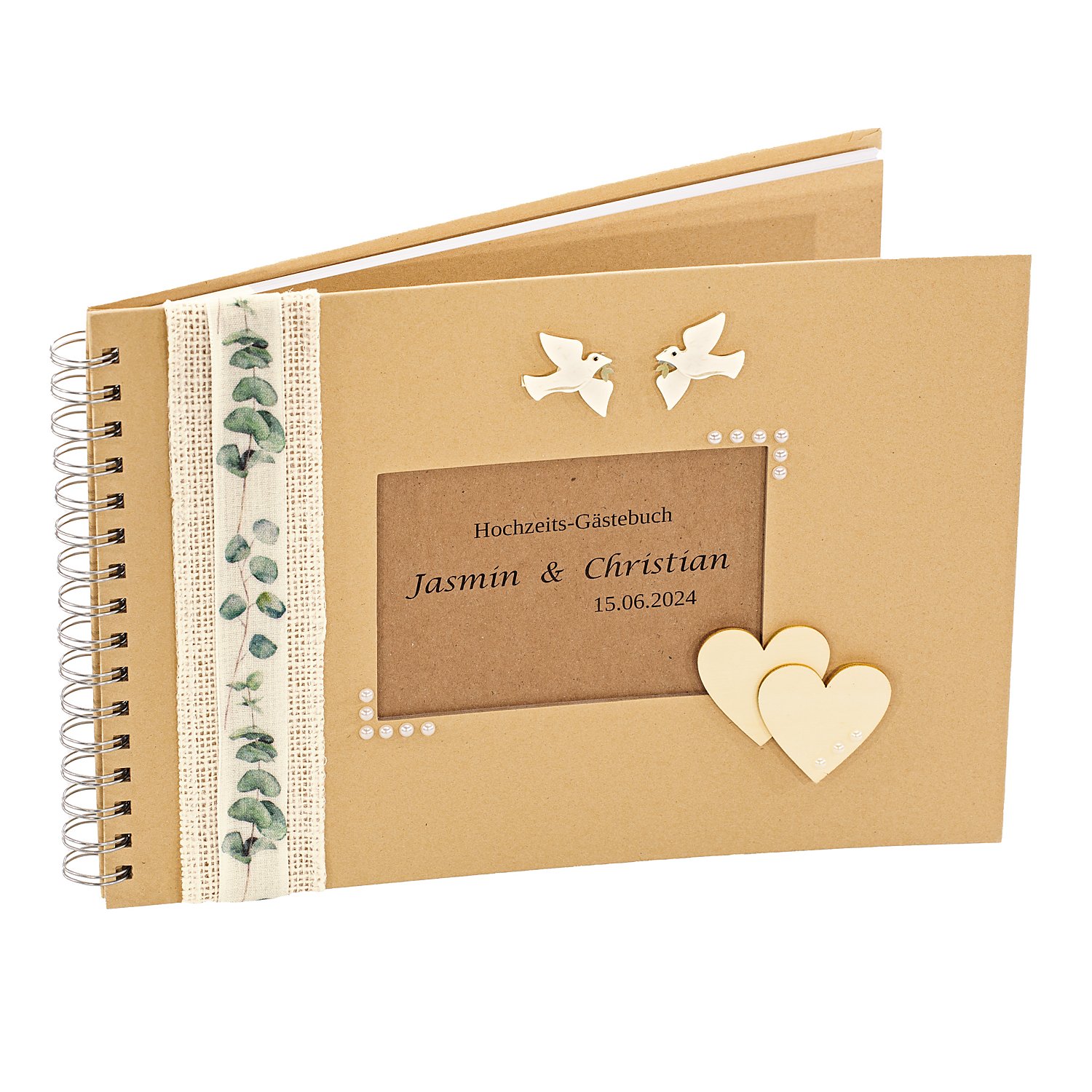 Pappalbum, mit Sichtfenster, 30 x 21 cm, 25 Blatt