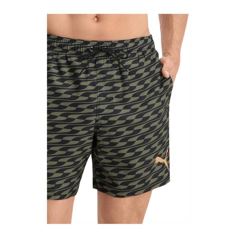 PUMA Swim Formstrip Mid Badehose Funktionsunterhose Herren