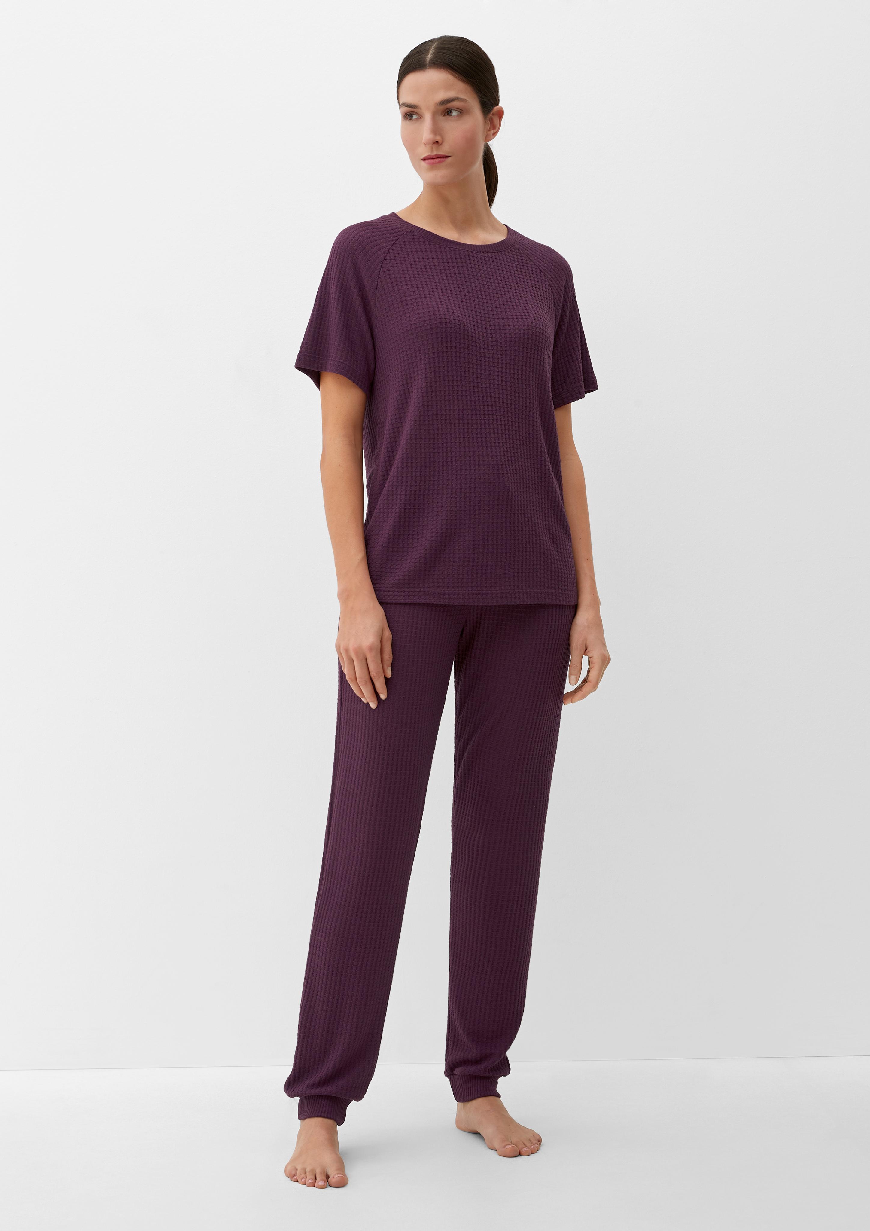 Nachtshirt in Waffelpiqué-Struktur  6007804-4900