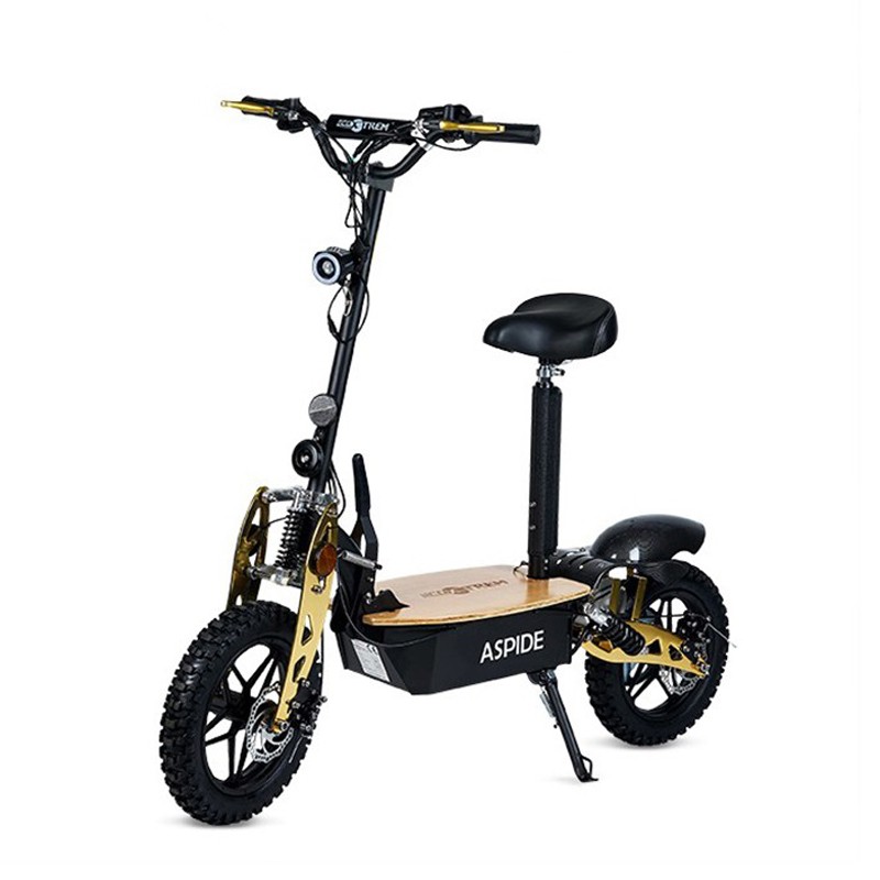PATINETE ELCTRICO 2000W CON ASIENTO Y PLATAFORMA MADERA ASPIDE