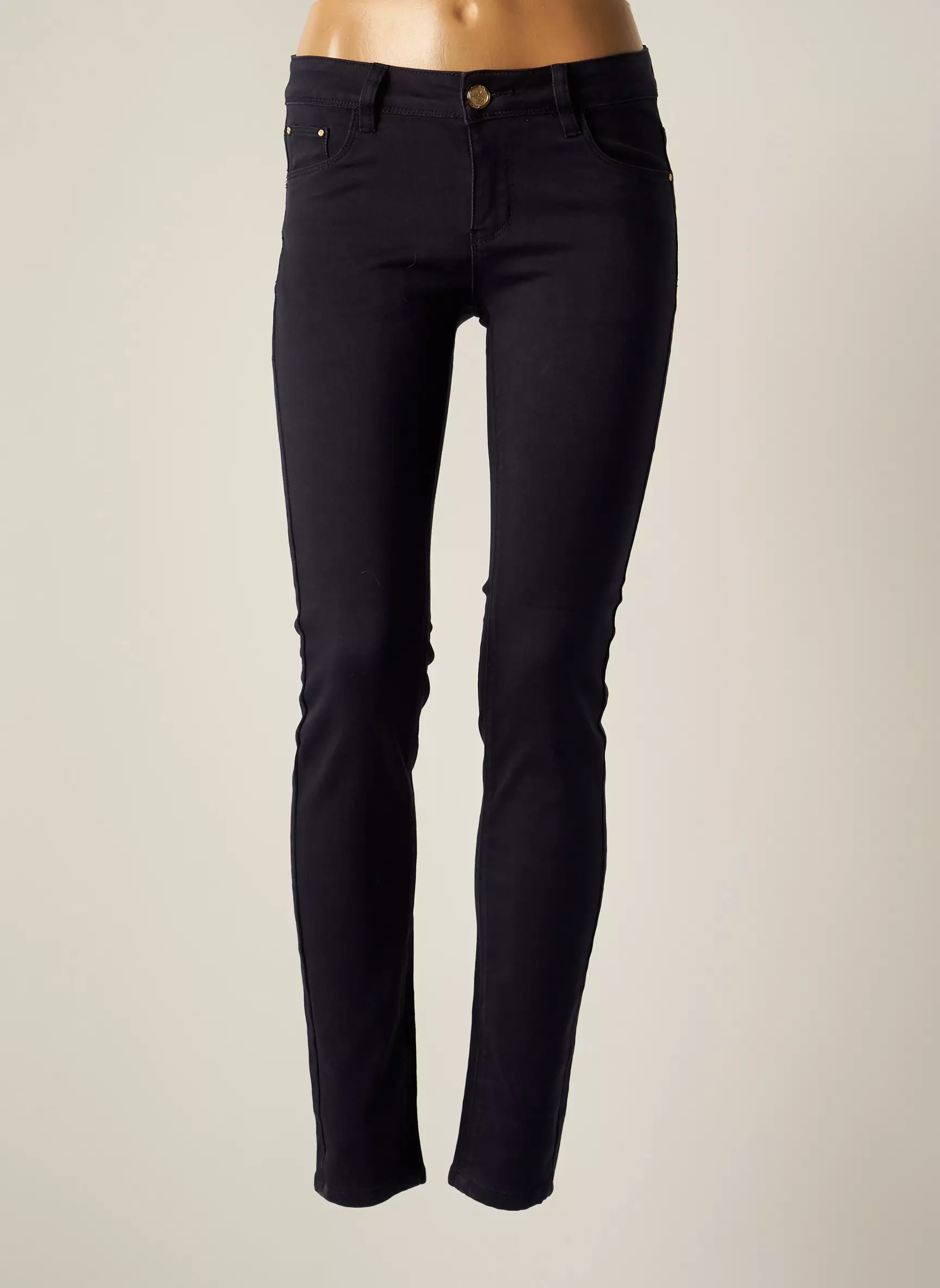 R Display Pantalons Slim Femme couleur bleu