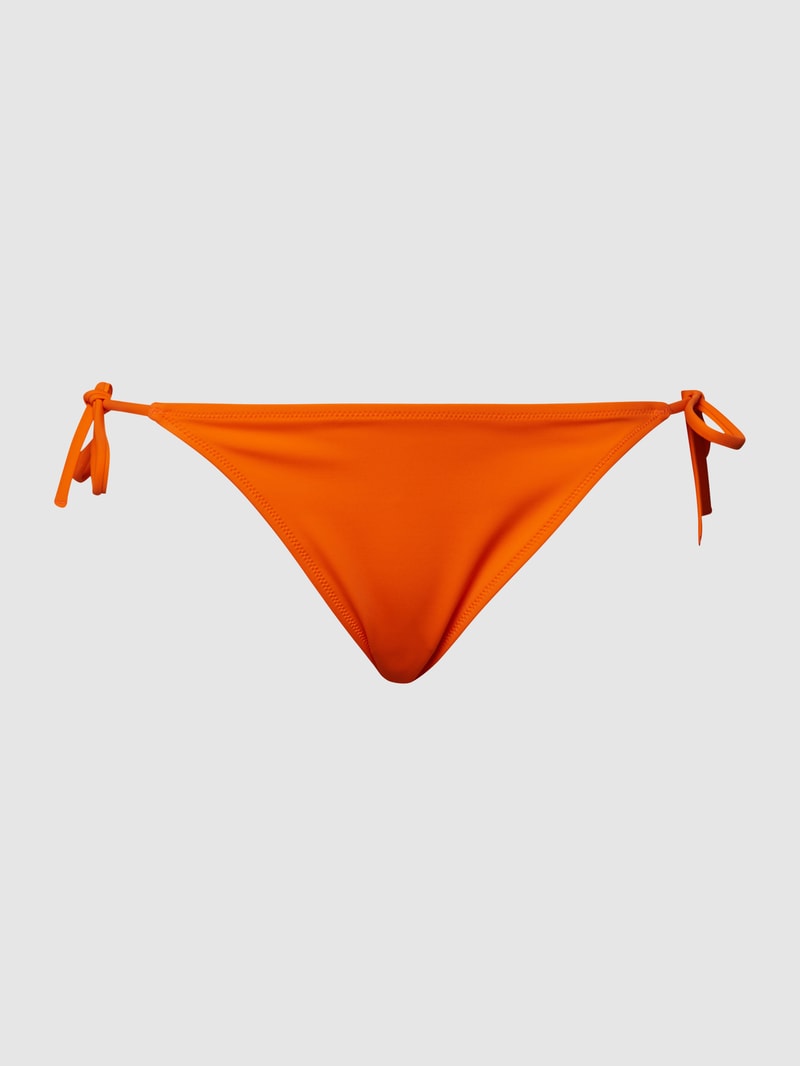 Bikini-Hose mit Schnürung in orange