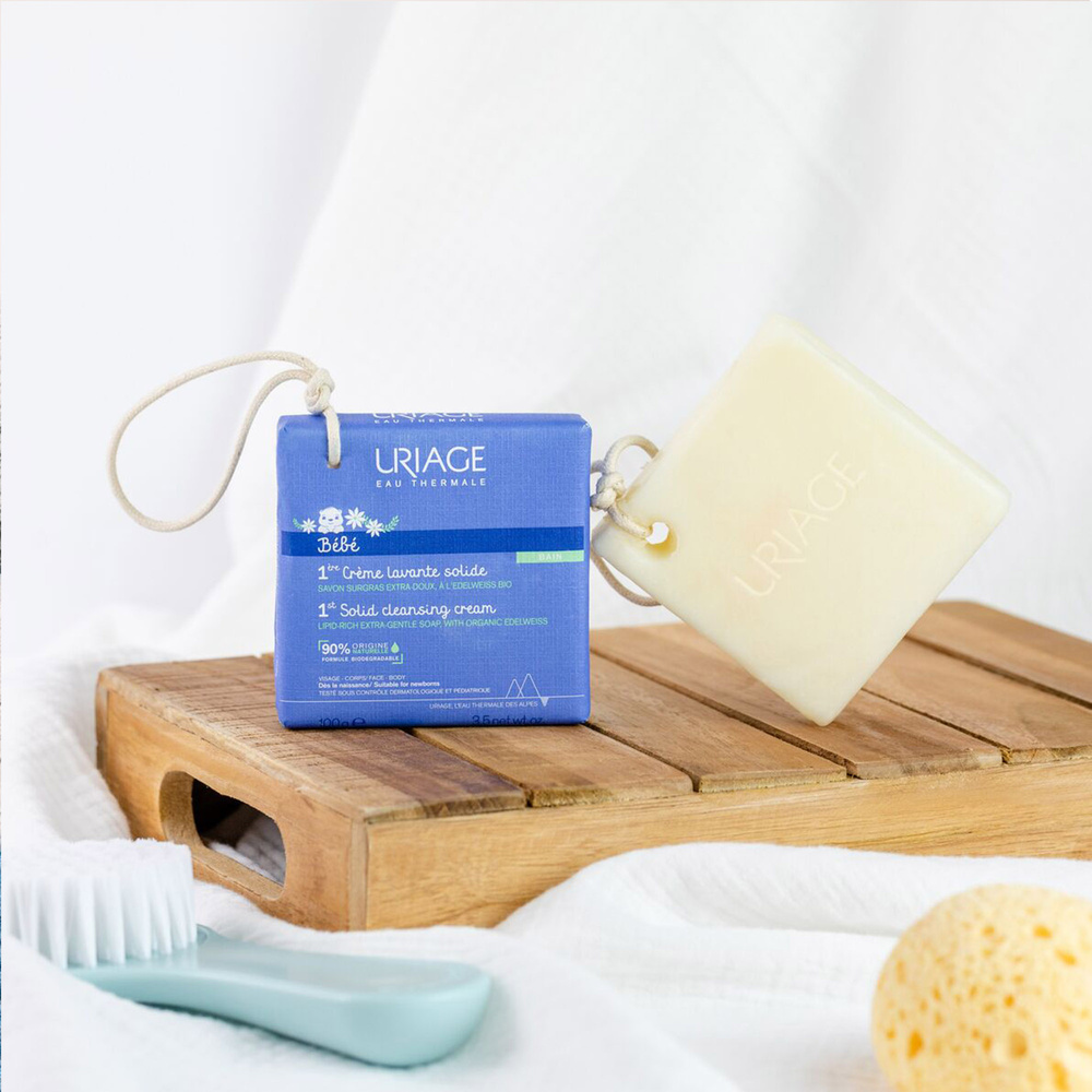 Uriage Bébé 1ère Crème lavante solide 100g Crème Lavante Solide
