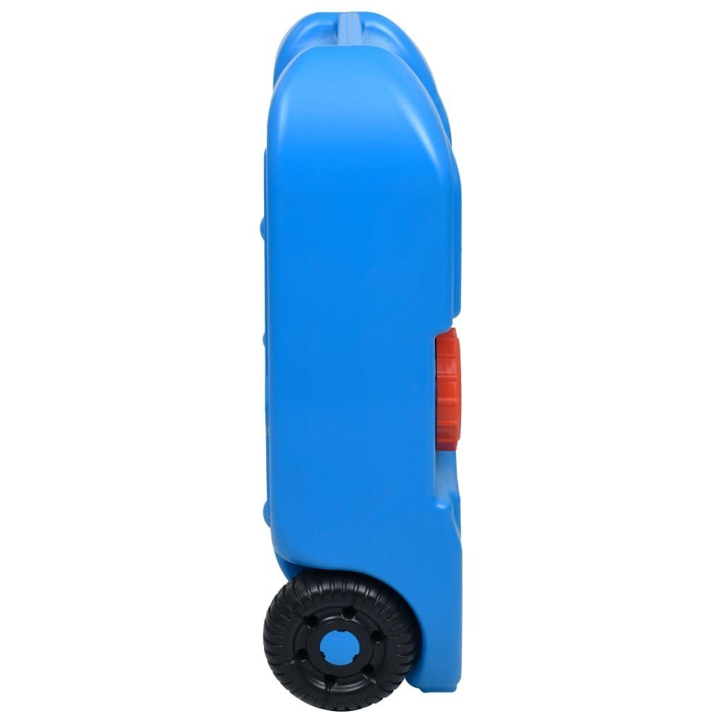 vidaXL Campingtoilette Camping-Wassertank mit Rollen 40 L Blau