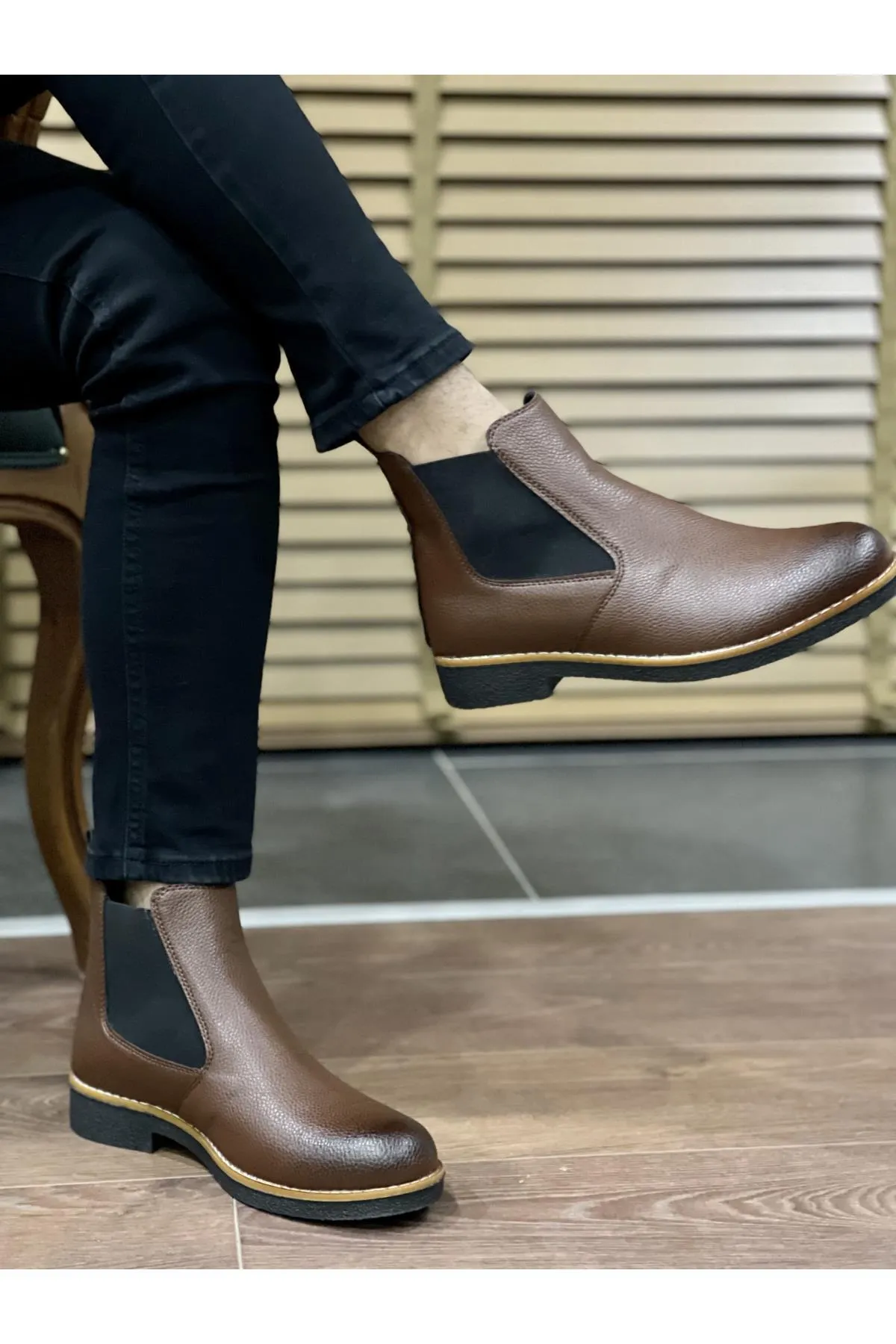 MUGGO  M201 Garantierte Unisex-Chelsea-Stiefel