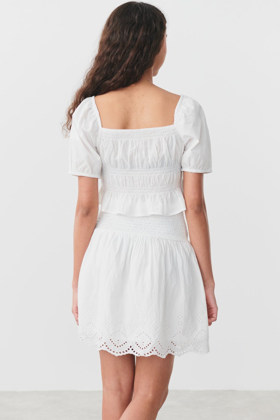 Y anglaise frill skirt