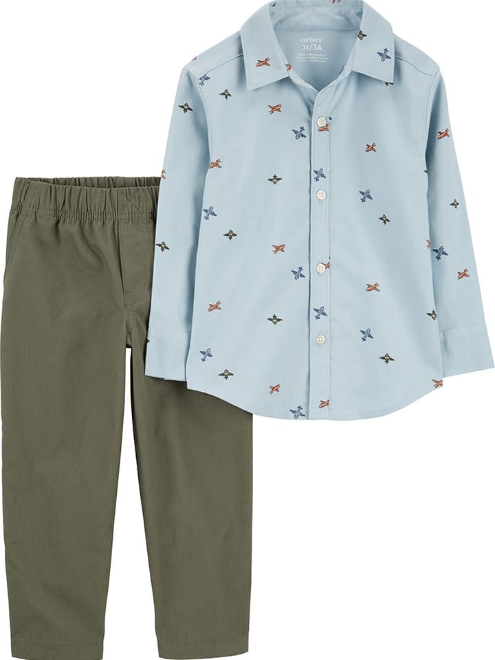 carter's 2tlg. Outfit in Hellblau günstig kaufen