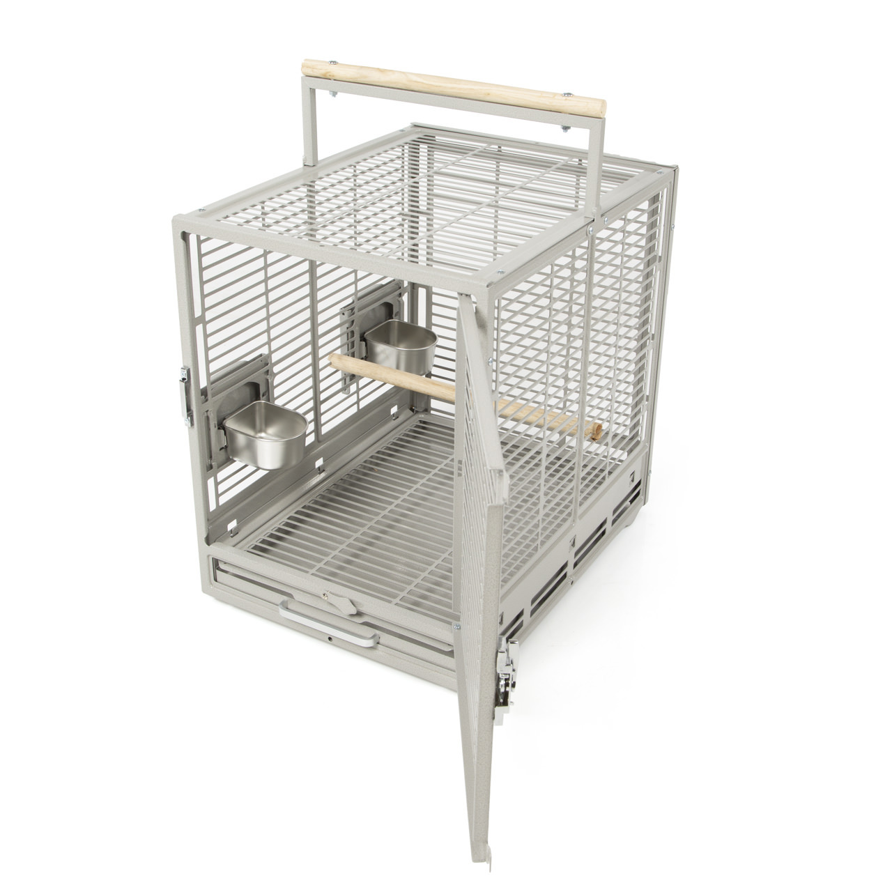 Montana Cages Käfige & Volieren Montana Cages Transportkäfig Evo hellgrau