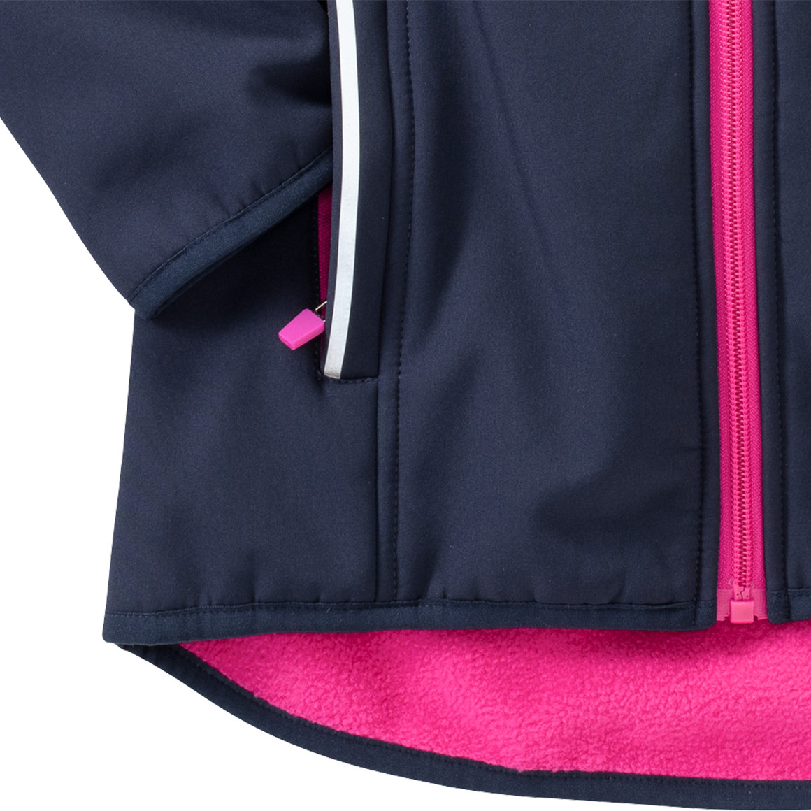 Mädchen Softshelljacke mit Fleecefutter