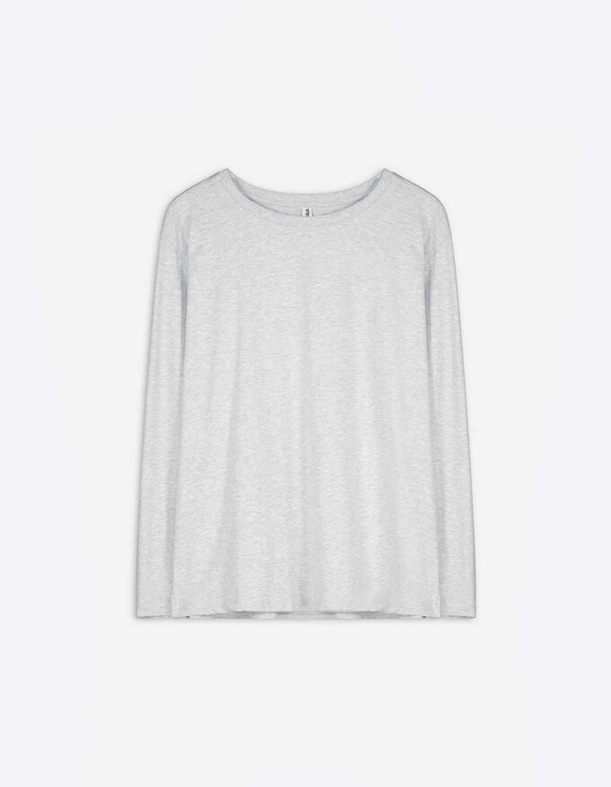 Langarmshirt - Rundhals-Ausschnitt