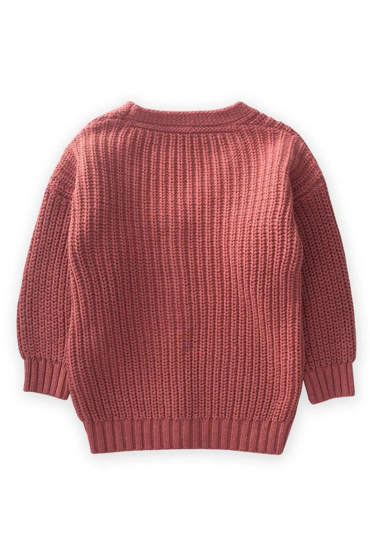 Cigit  Strickjacke - Rosa - Regular Fit