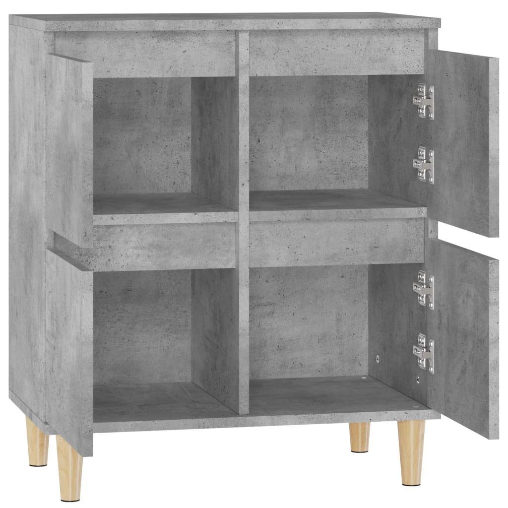 vidaXL Sideboard Sideboard Betongrau 60x35x70 cm Holzwerkstoff (1 St)