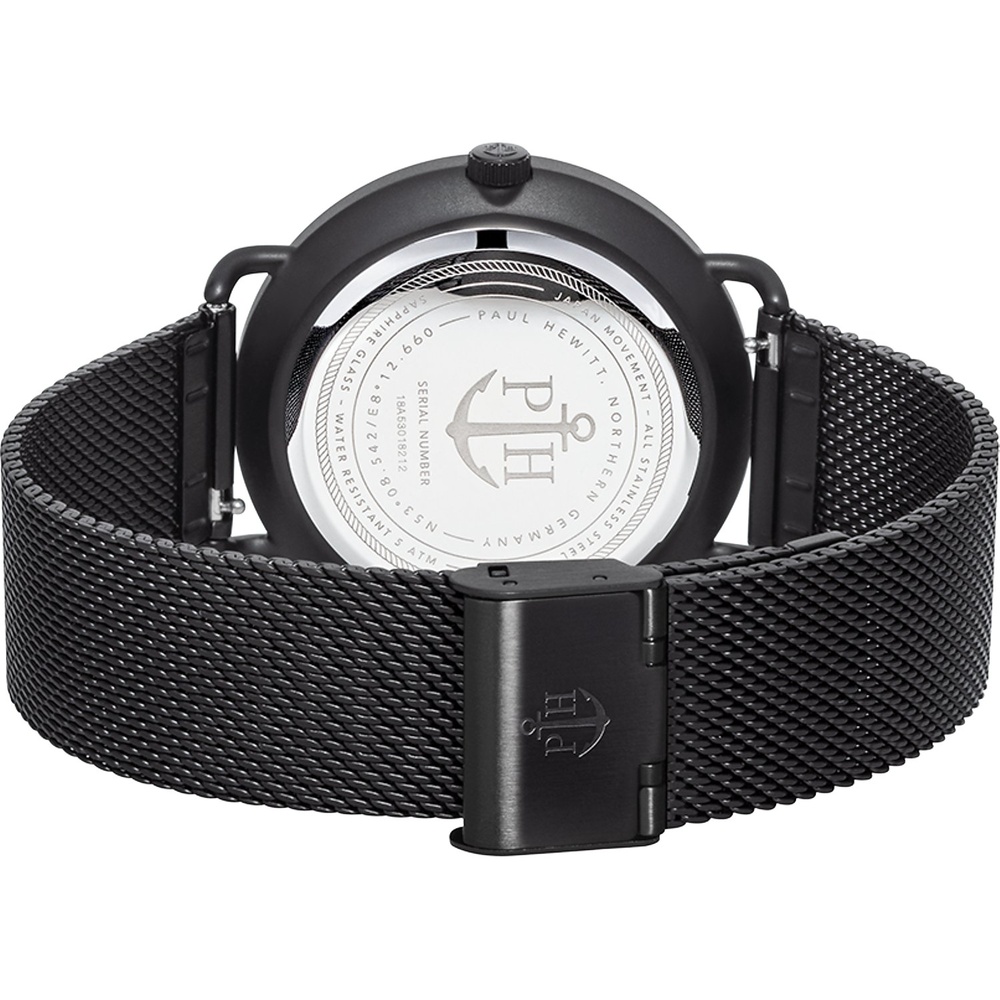 Paul Hewitt Montre pour hommes Acier inoxydable Montre