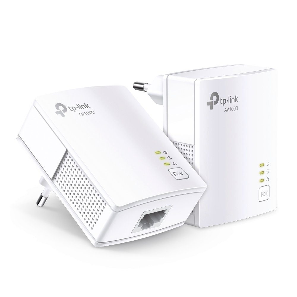 TP-Link TL-PA717 KIT AV1000 Gigabit Powerline Starter Kit WLAN-Repeater