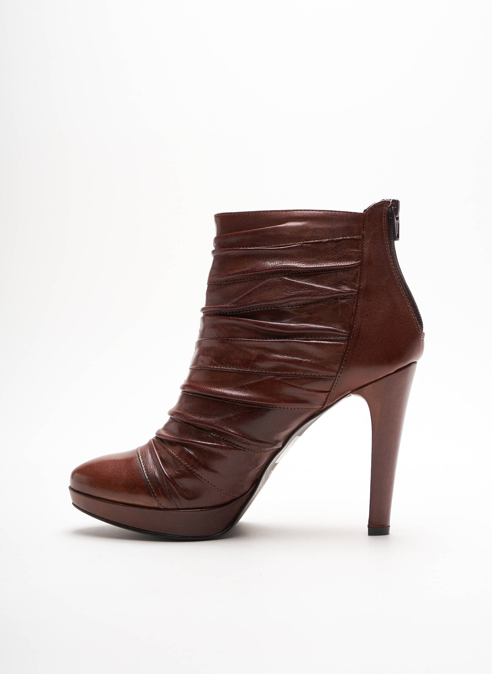 Denouee Bottines Femme couleur marron