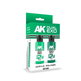 Dual Exo Set 12 - 12A Alien Green & 12B Viridian Green
