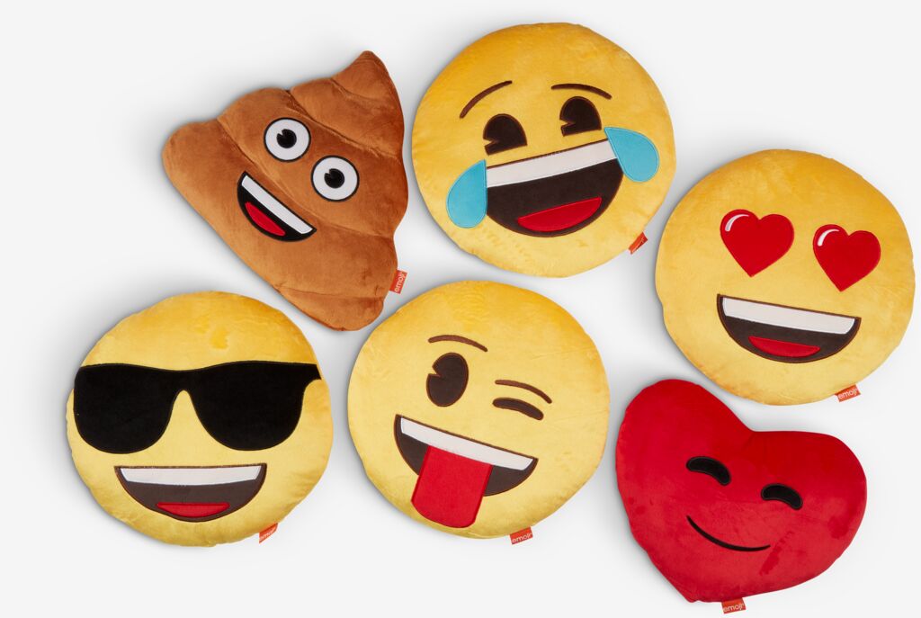 EMOJI Poduszka dekoracyjna EMOJI Ø35 asst.